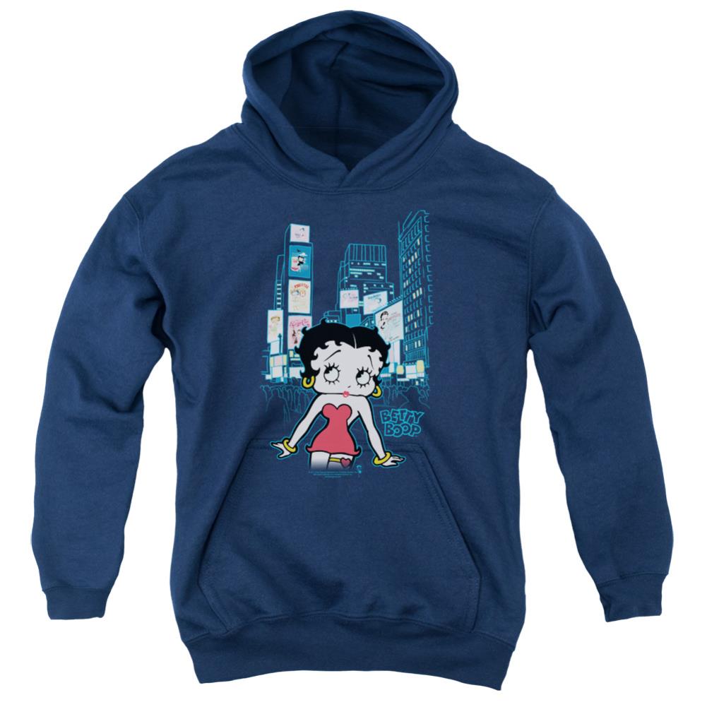Betty Boop Square Youth Cotton Poly Pull-Over Hoodie
