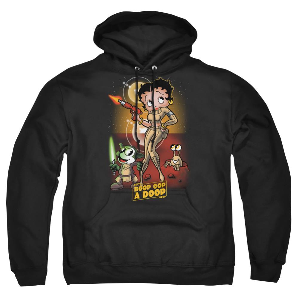 Betty Boop Star Princess Men's Pull-Over 75 25 Poly Hoodie