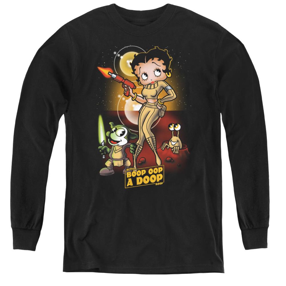 Betty Boop Star Princess Youth Long-Sleeve T-Shirt