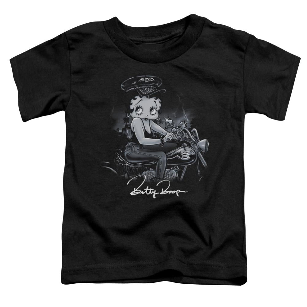 Betty Boop Storm Rider Toddler 18/1 Cotton Short-Sleeve T-Shirt