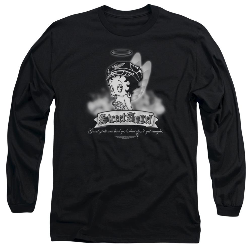 Betty Boop Street Angel Men's 18/1 Cotton Long-Sleeve T-Shirt
