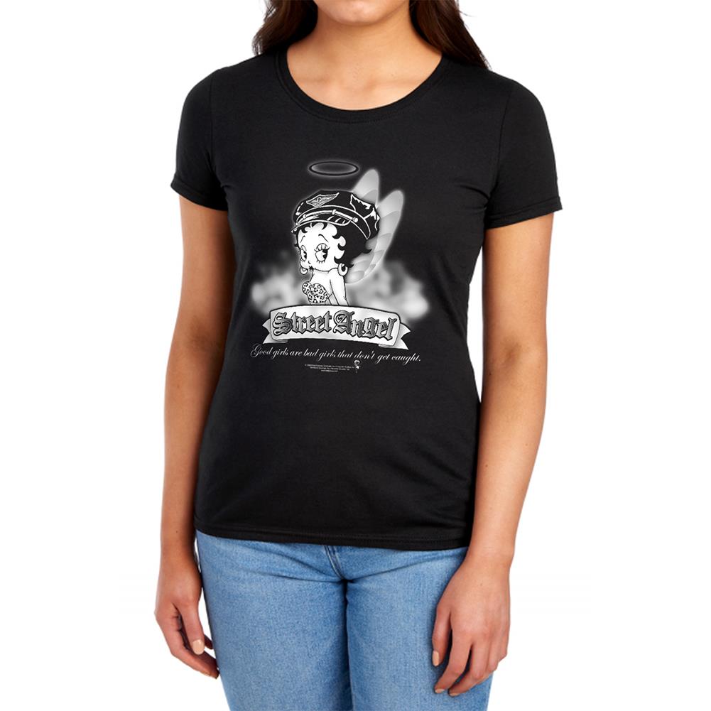 Betty Boop Street Angel Women's 18/1 Cotton Short-Sleeve T-Shirt