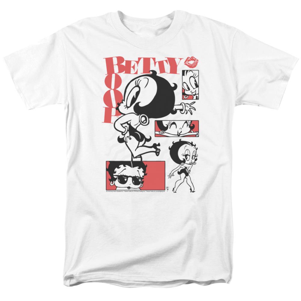 Betty Boop Stylin Snaps Men's 18/1 Cotton Short-Sleeve T-Shirt