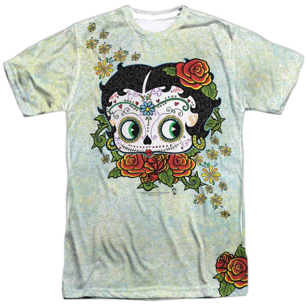Betty Boop Sugar Boop Men's Regular Fit Polyester Short-Sleeve T-Shirt
