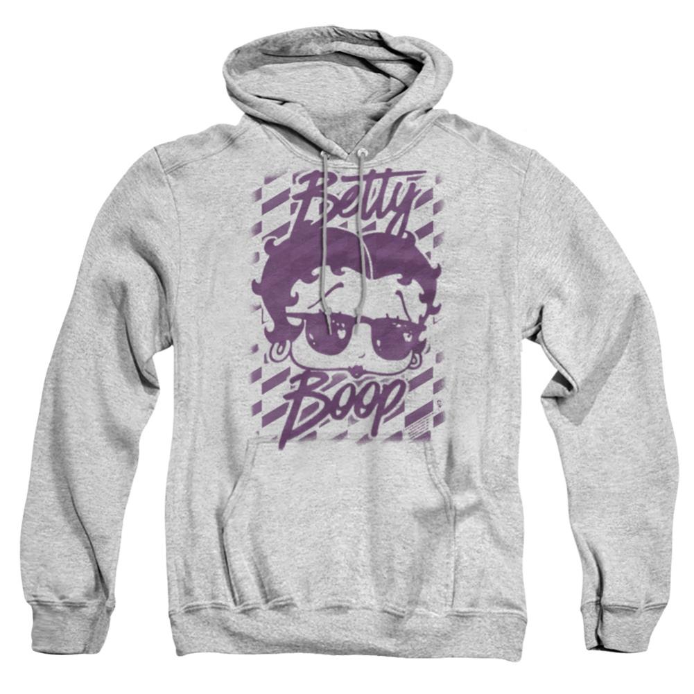 Betty Boop Summer Shades Men's Pull-Over 75 25 Poly Hoodie