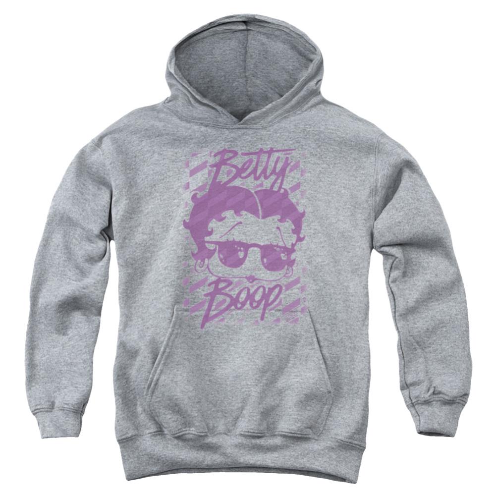 Betty Boop Summer Shades Youth Cotton Poly Pull-Over Hoodie