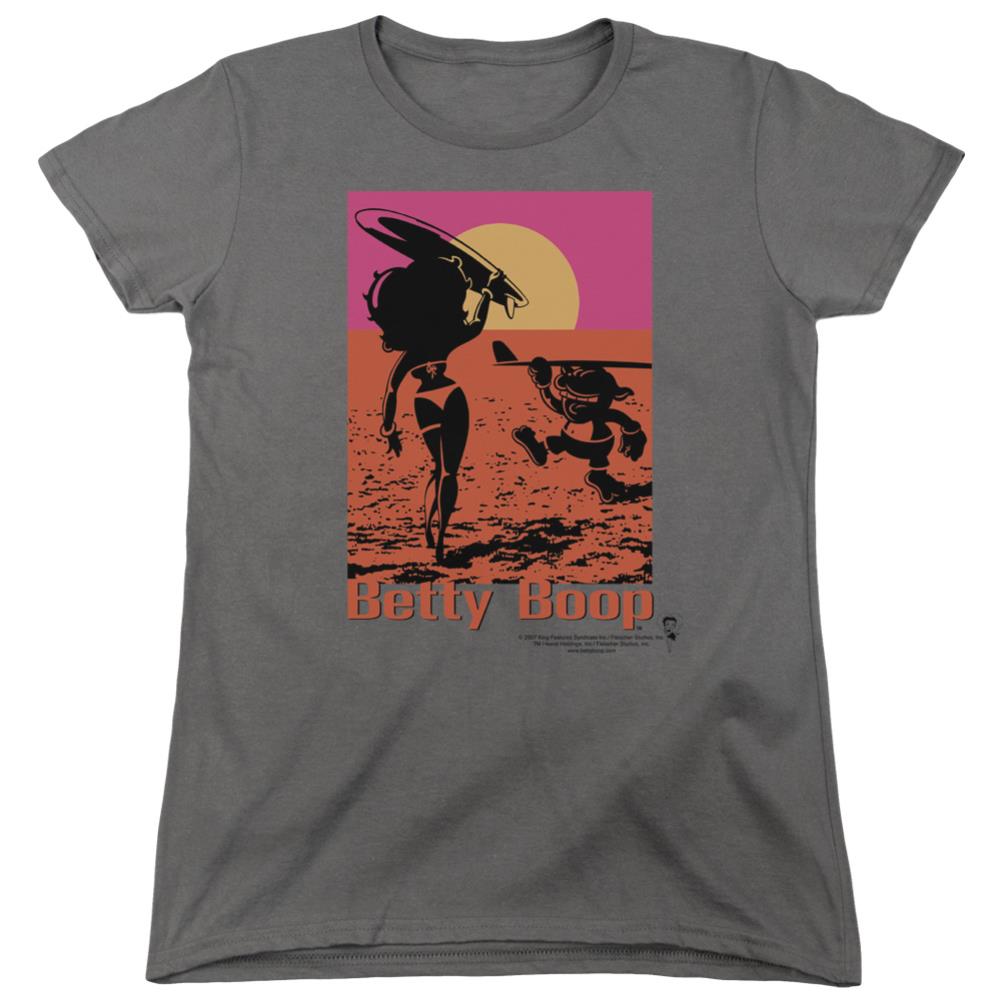 Betty Boop Summer Women's 18/1 Cotton Short-Sleeve T-Shirt