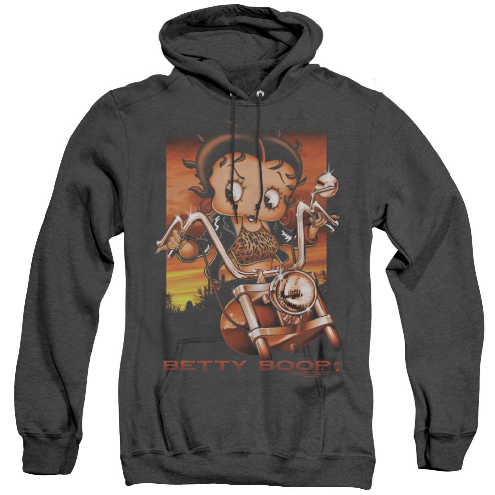 Betty Boop Sunset Rider Men's Pull-Over Hoodie