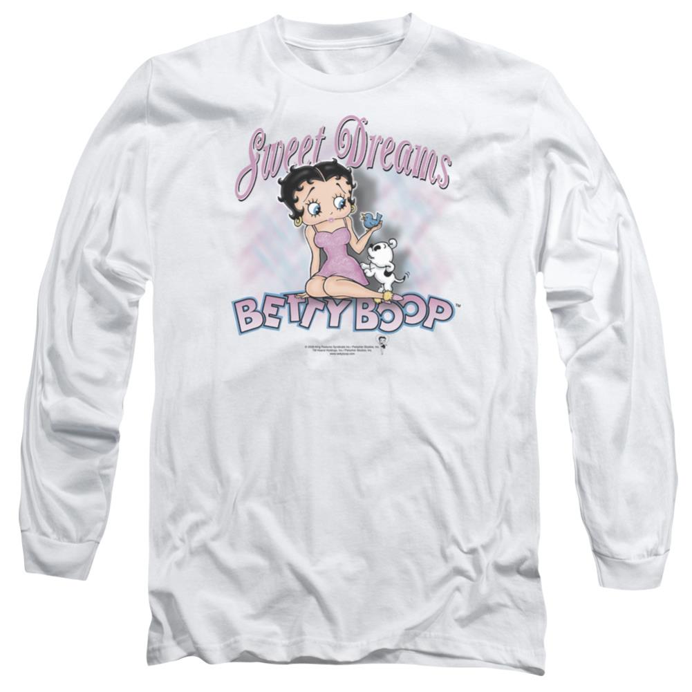 Betty Boop Sweet Dreams Men's 18/1 Cotton Long-Sleeve T-Shirt