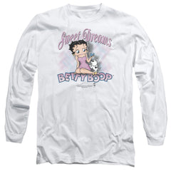 Betty Boop Sweet Dreams Men's 18/1 Cotton Long-Sleeve T-Shirt