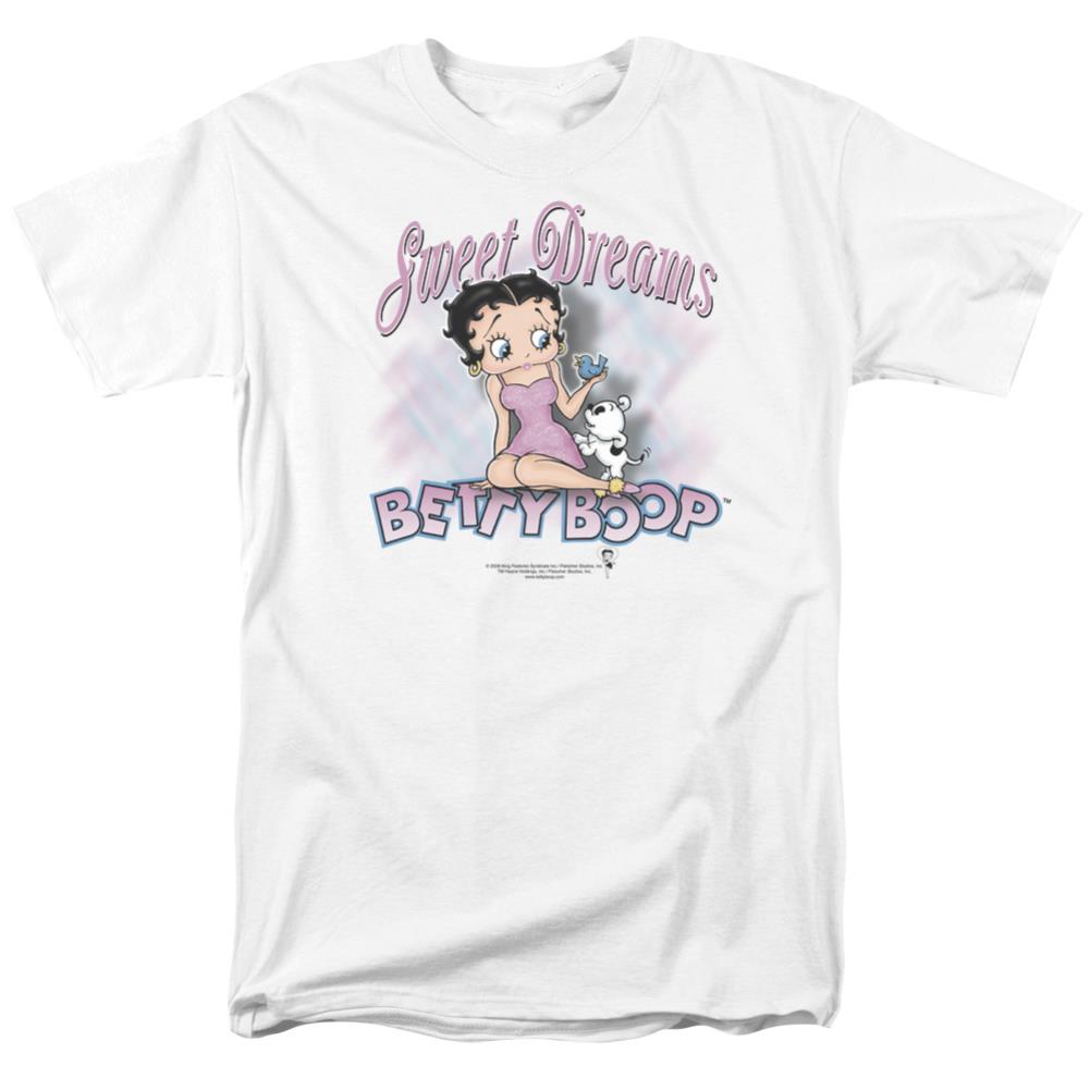 Betty Boop Sweet Dreams Men's 18/1 Cotton Short-Sleeve T-Shirt