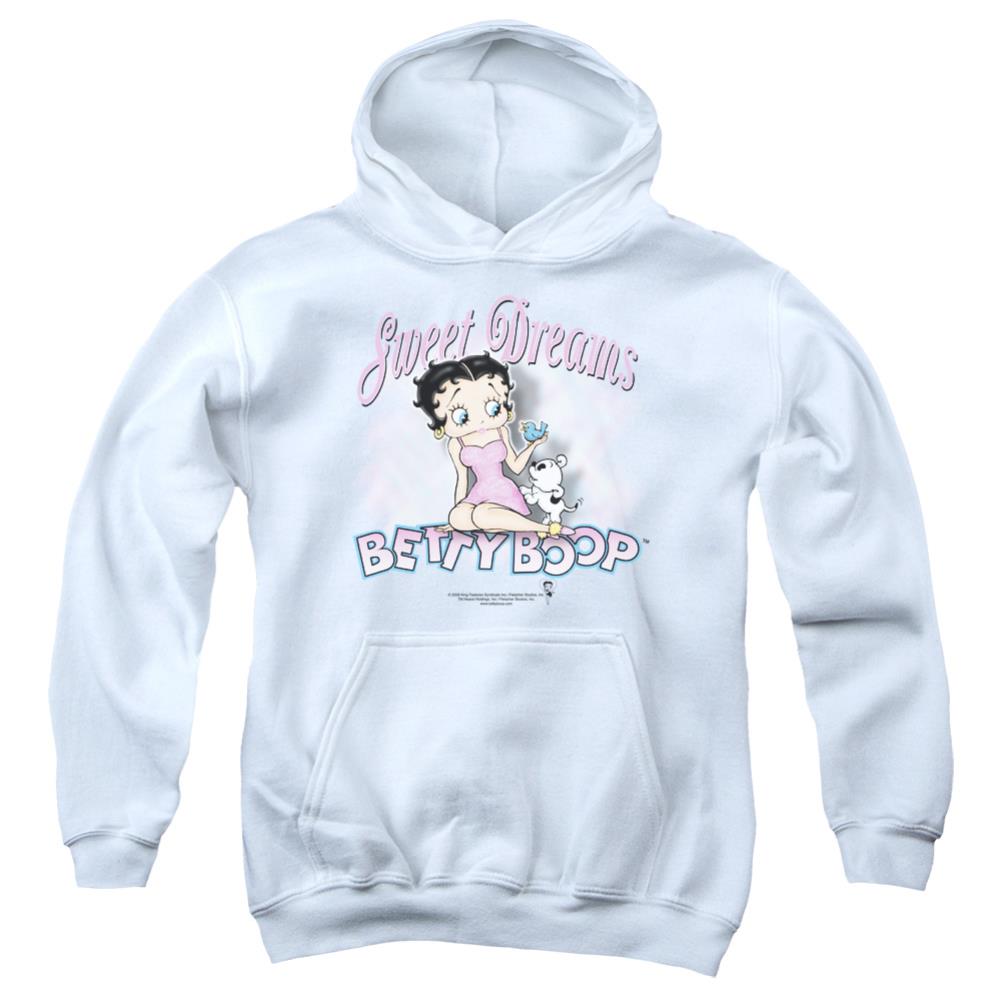 Betty Boop Sweet Dreams Youth Cotton Poly Pull-Over Hoodie