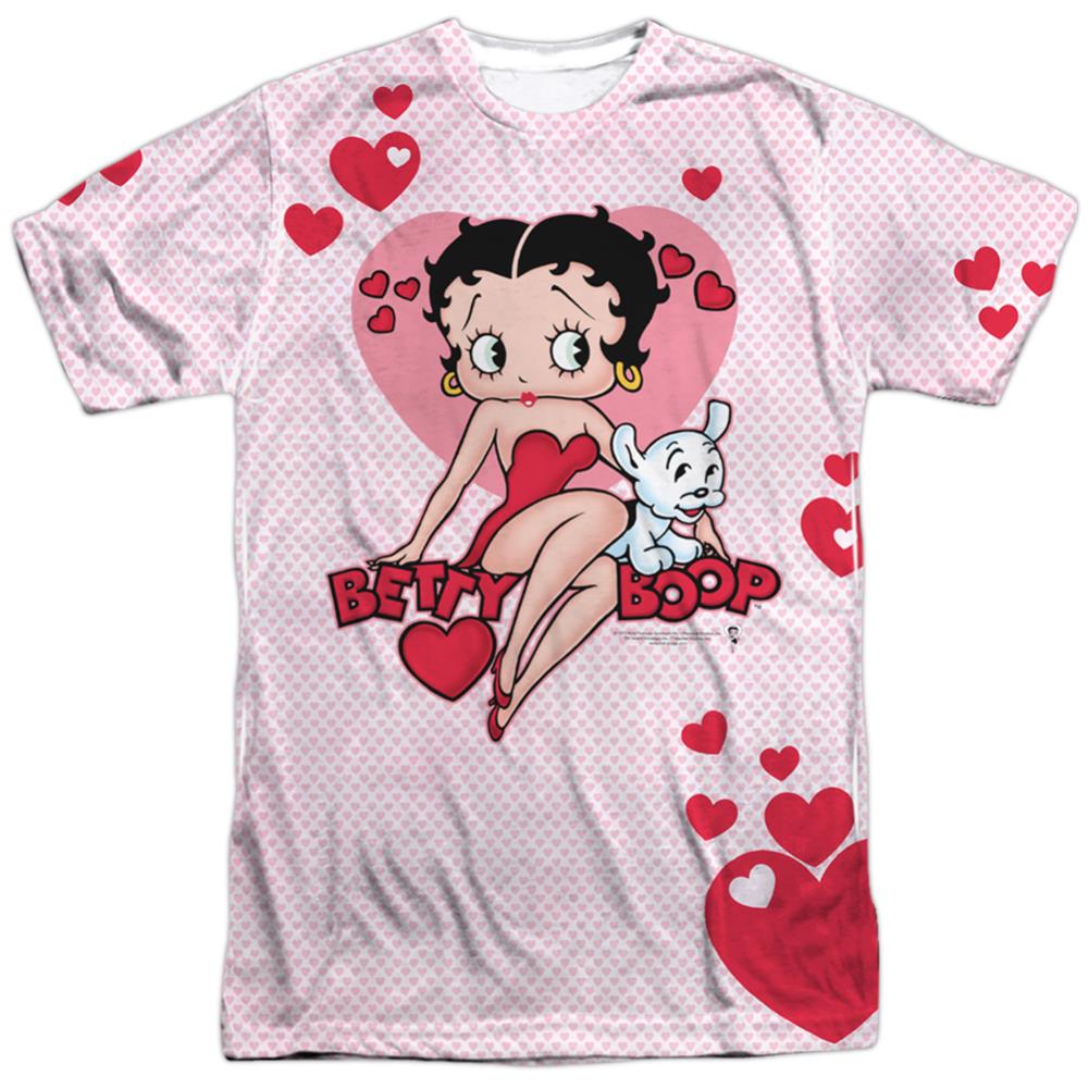 Betty Boop Sweetheart Men's Regular Fit Polyester Short-Sleeve T-Shirt