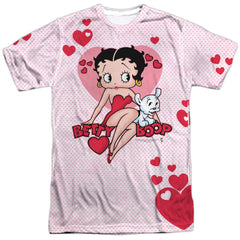 Betty Boop Sweetheart Men's Regular Fit Polyester Short-Sleeve T-Shirt
