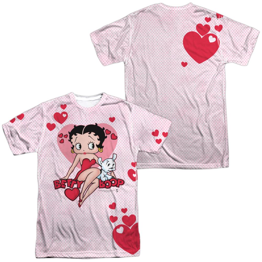 Betty Boop Sweetheart Men's Regular Fit Polyester Short-Sleeve T-Shirt