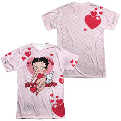 Betty Boop Sweetheart Men's Regular Fit Polyester Short-Sleeve T-Shirt