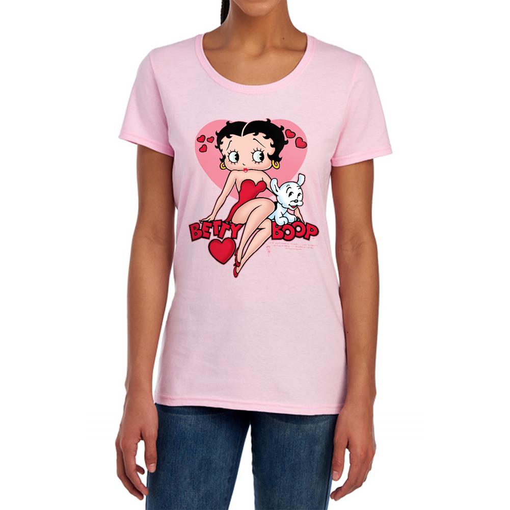 Betty Boop Sweetheart Women's 18/1 Cotton Short-Sleeve T-Shirt