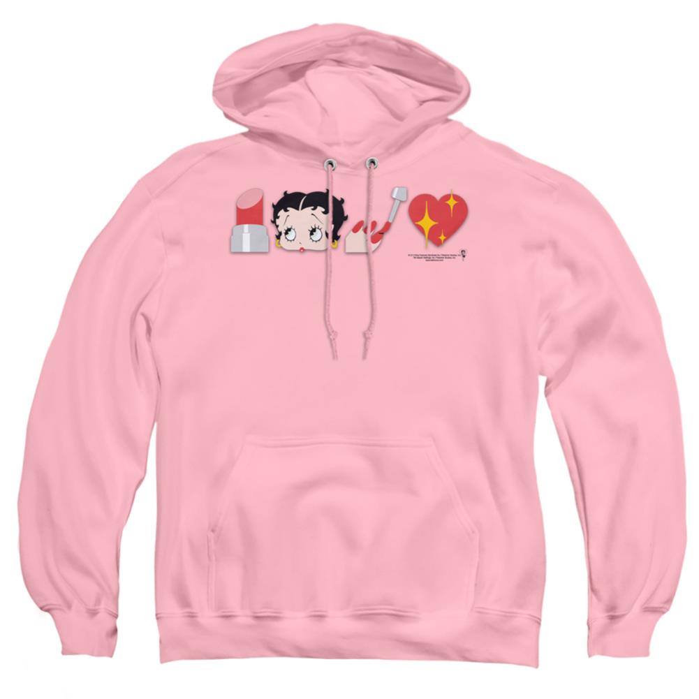 Betty Boop Symbols Men's Pull-Over 75 25 Poly Hoodie