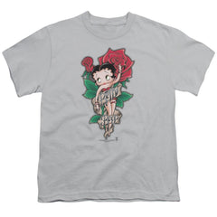 Betty Boop Tattoo Youth 18/1 100% Cotton Short-Sleeve T-Shirt