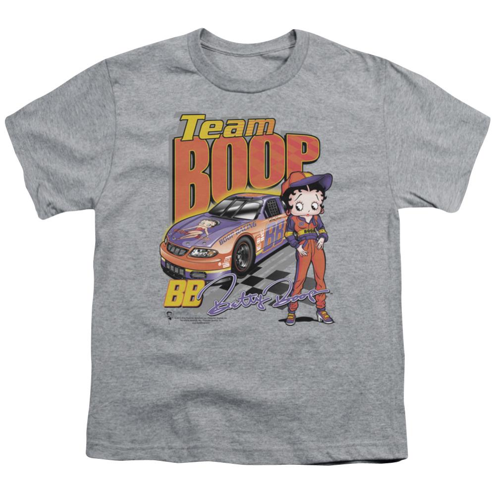 Betty Boop Team Boop Youth 18/1 100% Cotton Short-Sleeve T-Shirt