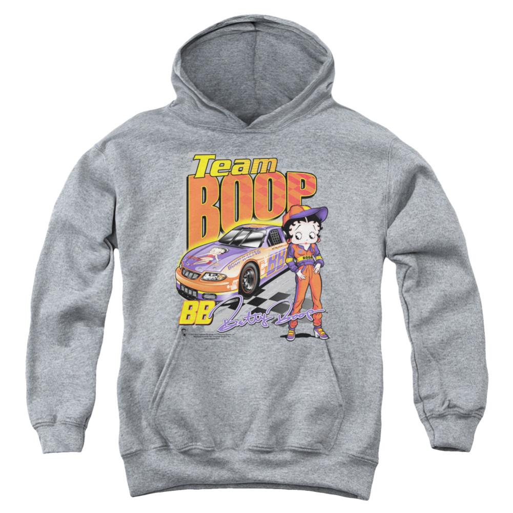 Betty Boop Team Boop Youth Cotton Poly Pull-Over Hoodie