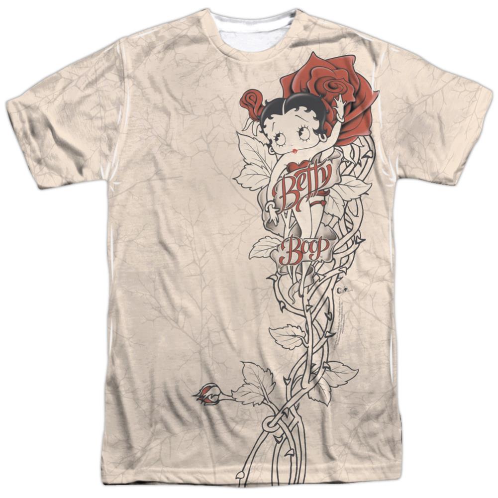 Betty Boop Thorn Boop Men's Regular Fit Polyester Short-Sleeve T-Shirt