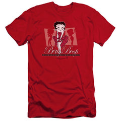 Betty Boop Timeless Beauty Men's Ultra-Soft 30/1 Cotton Slim Short-Sleeve T-Shirt