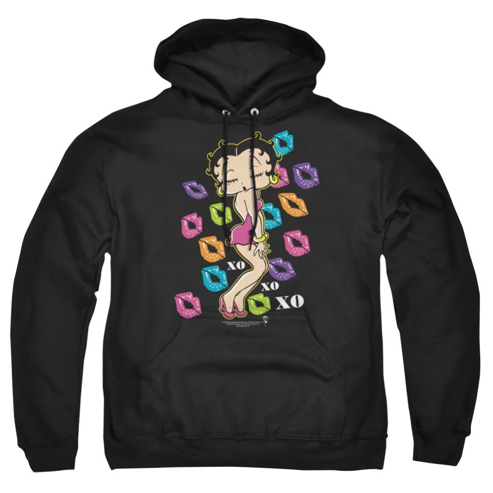 Betty Boop Tripple Xo Men's Pull-Over 75 25 Poly Hoodie