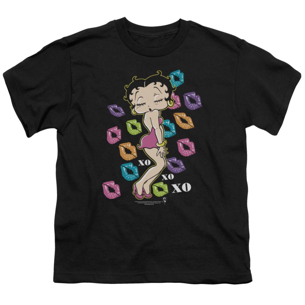 Betty Boop Tripple Xo Youth 18/1 100% Cotton Short-Sleeve T-Shirt