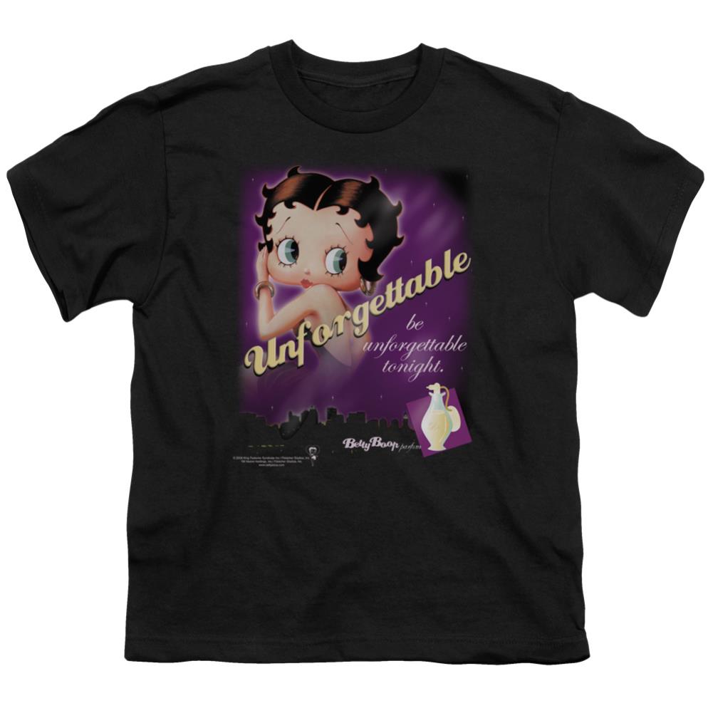 Betty Boop Unforgettable Youth 18/1 100% Cotton Short-Sleeve T-Shirt