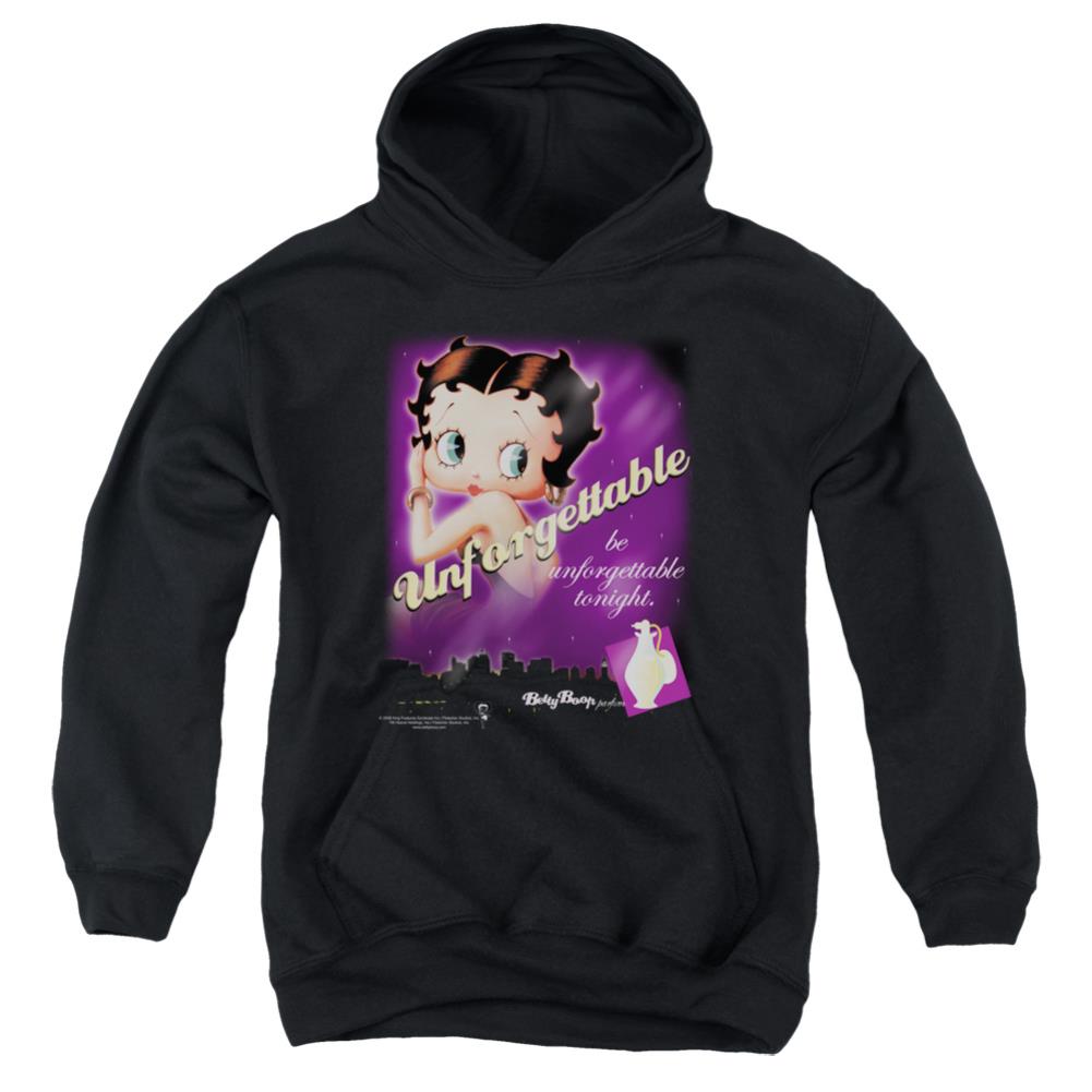 Betty Boop Unforgettable Youth Cotton Poly Pull-Over Hoodie