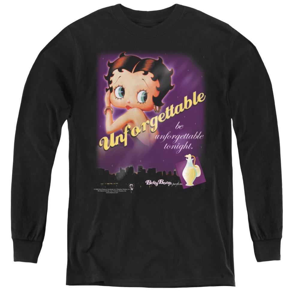 Betty Boop Unforgettable Youth Long-Sleeve T-Shirt