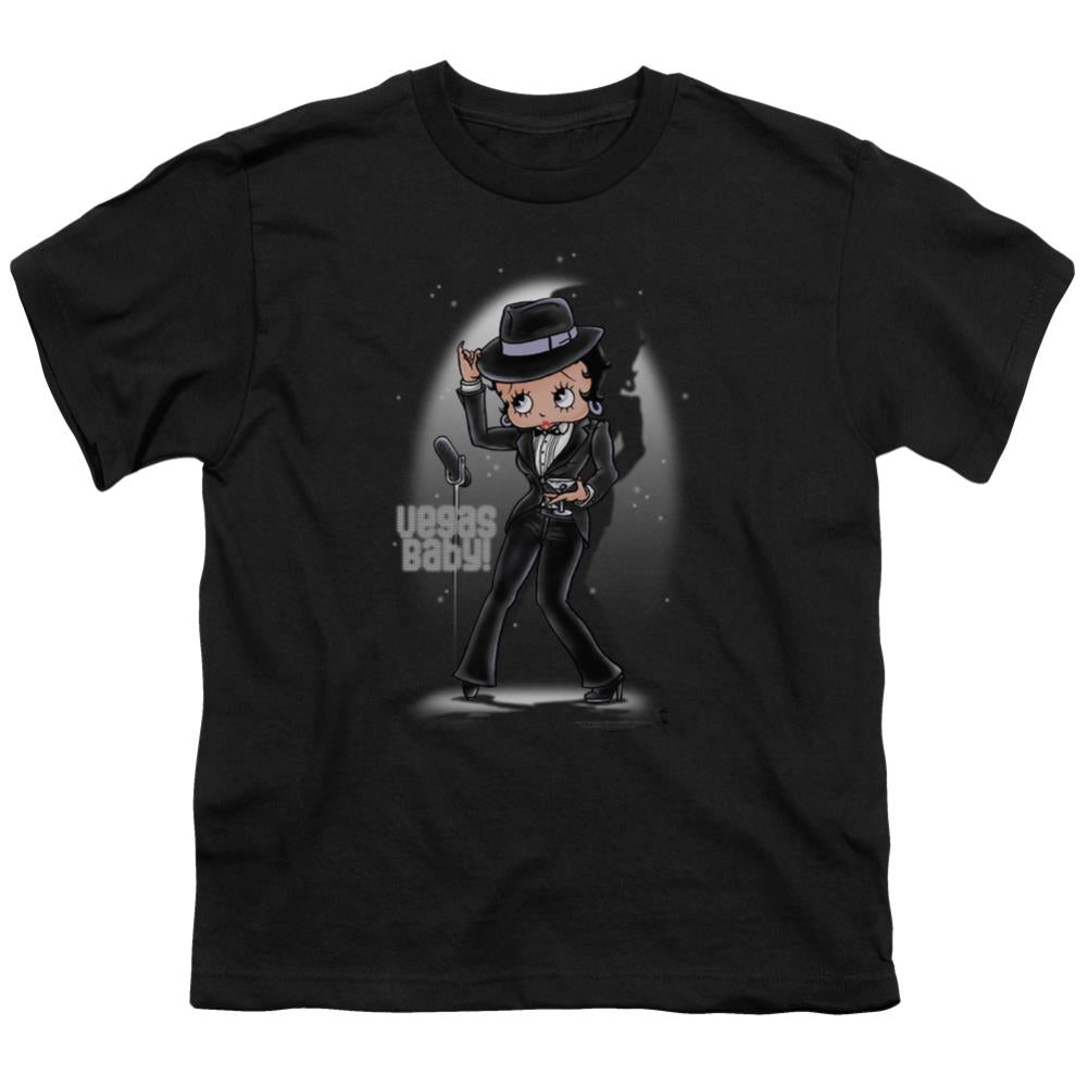 Betty Boop Vegas Baby Youth 18/1 100% Cotton Short-Sleeve T-Shirt
