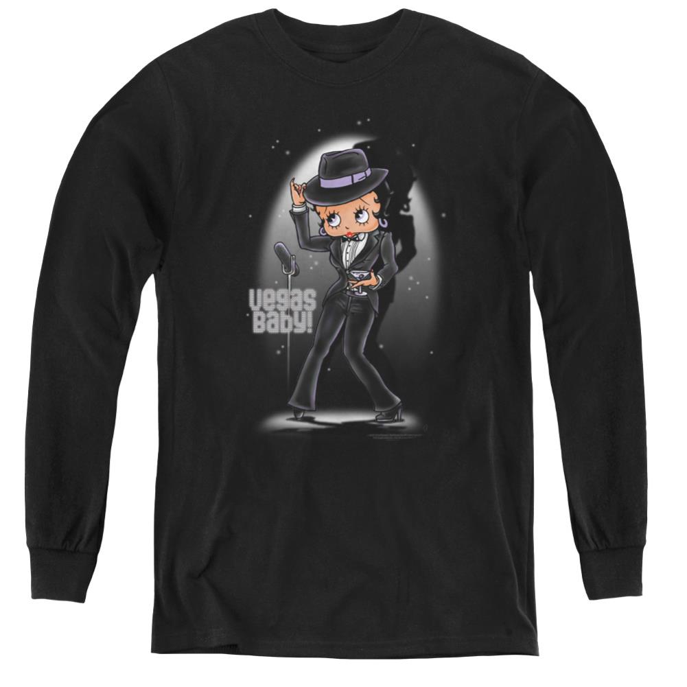 Betty Boop Vegas Baby Youth Long-Sleeve T-Shirt