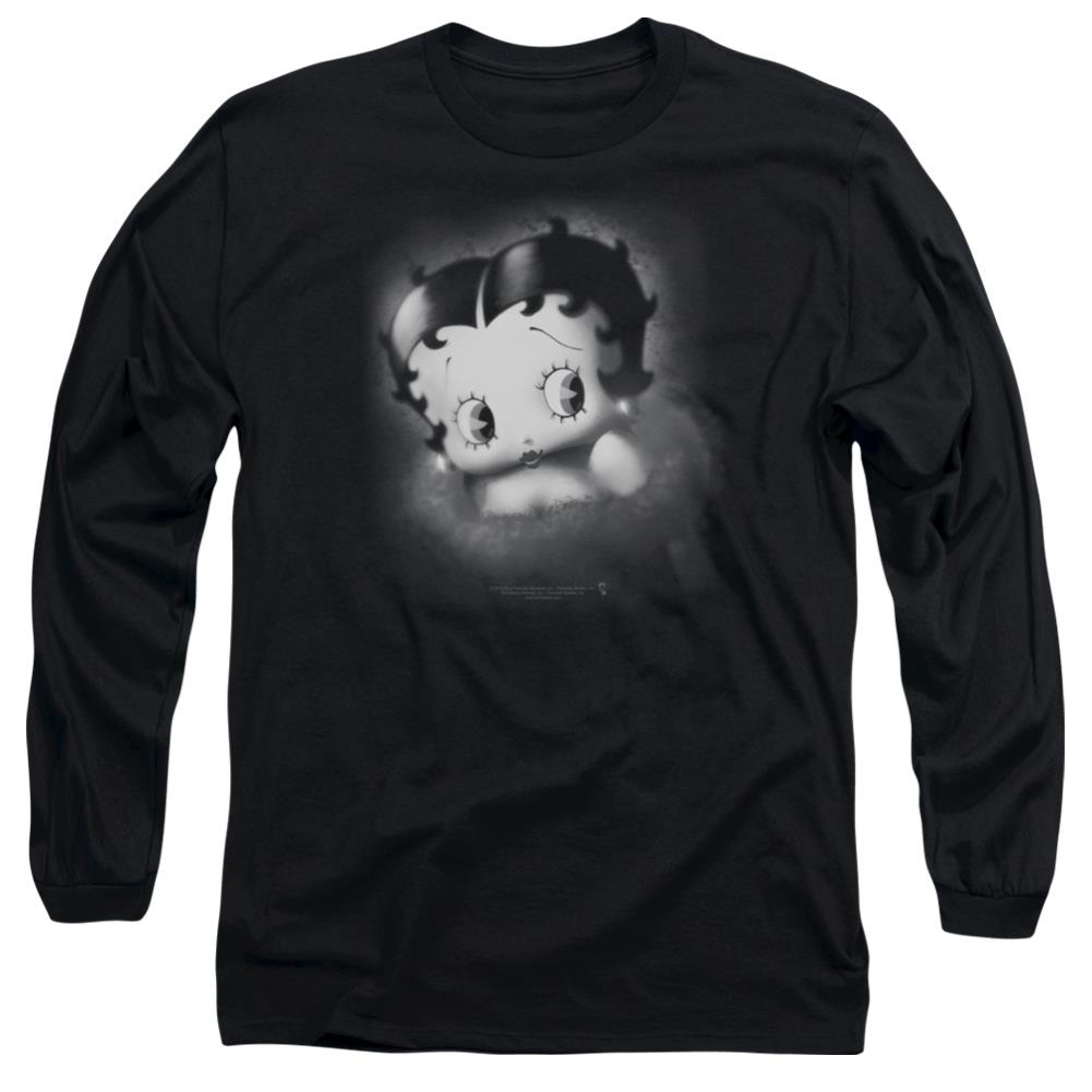 Betty Boop Vintage Star Men's 18/1 Cotton Long-Sleeve T-Shirt