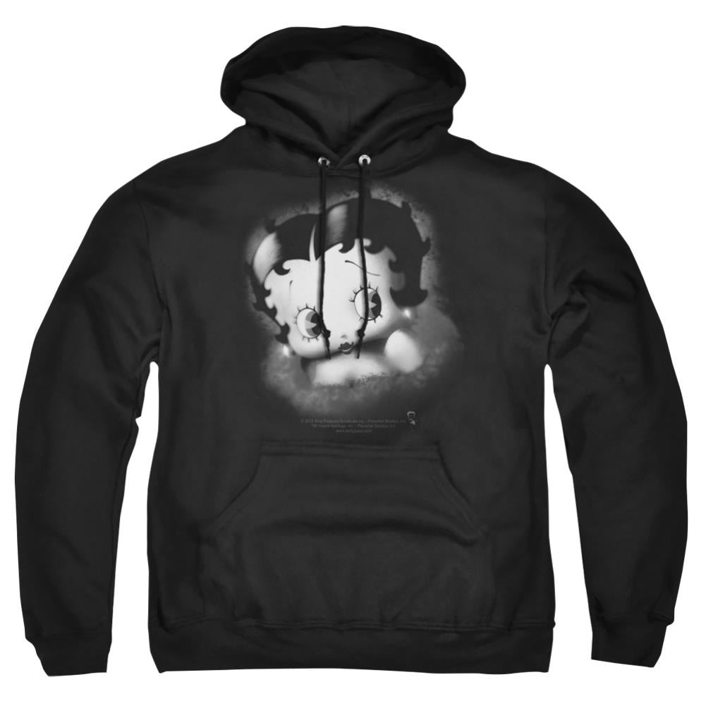 Betty Boop Vintage Star Men's Pull-Over 75 25 Poly Hoodie