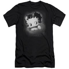 Betty Boop Vintage Star Men's Ultra-Soft 30/1 Cotton Slim Short-Sleeve T-Shirt