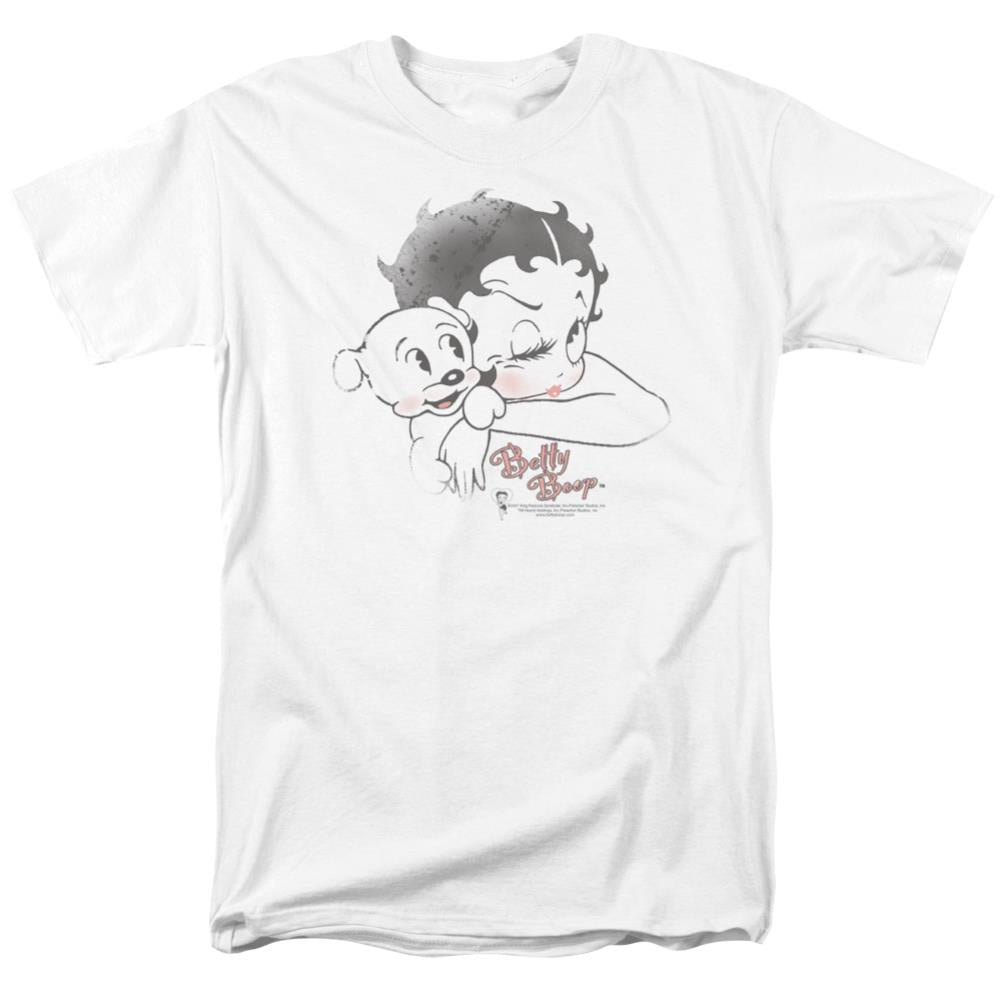 Betty Boop Vintage Wink Men's 18/1 Cotton Short-Sleeve T-Shirt