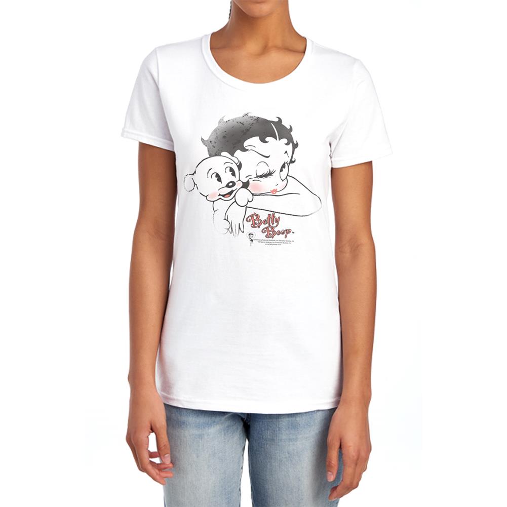 Betty Boop Vintage Wink Women's 18/1 Cotton Short-Sleeve T-Shirt