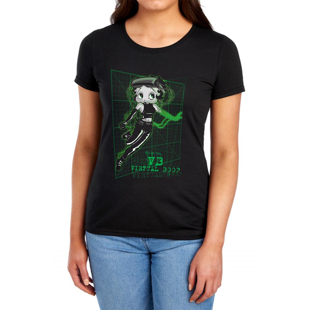 Betty Boop Virtual Boop Women's 18/1 Cotton Short-Sleeve T-Shirt