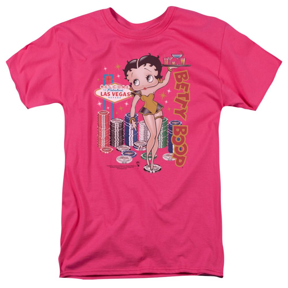 Betty Boop Wet Your Whistle Men's 18/1 Cotton Short-Sleeve T-Shirt
