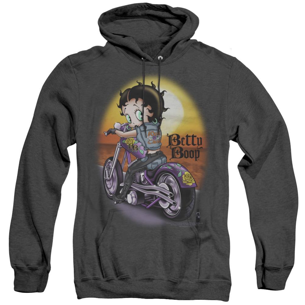 Betty Boop Wild Biker Men's Pull-Over Hoodie