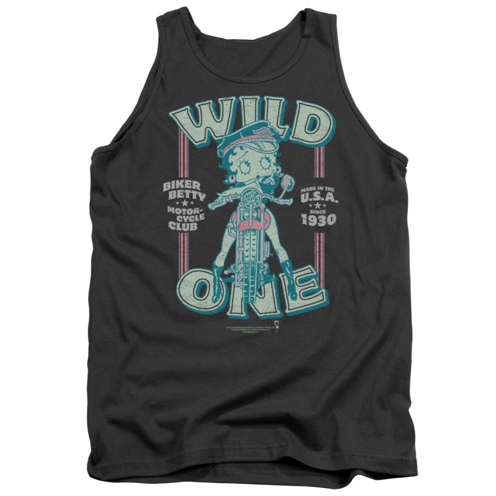 Betty Boop Wild One Men's 18/1 Cotton Tank Top