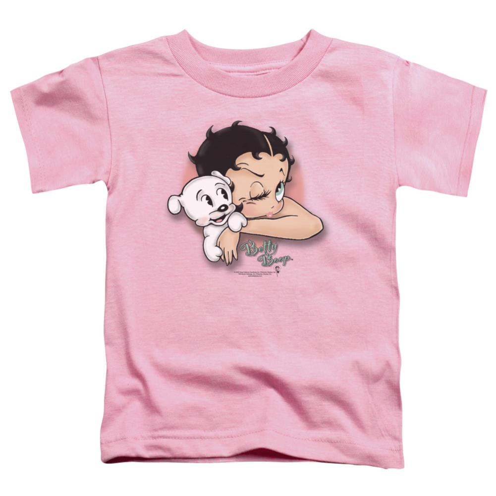 Betty Boop Wink Wink Toddler 18/1 Cotton Short-Sleeve T-Shirt