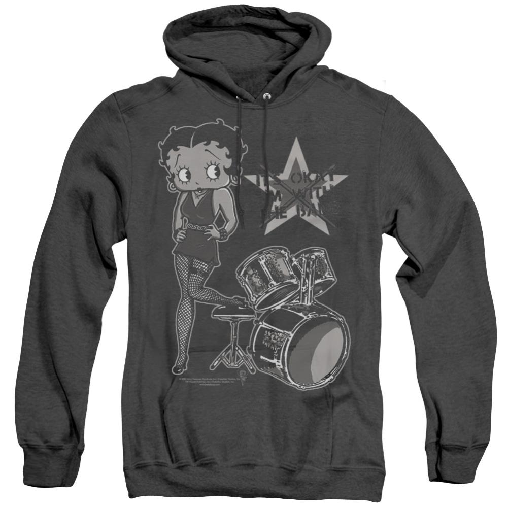 Betty Boop With The Band Men's Pull-Over Hoodie