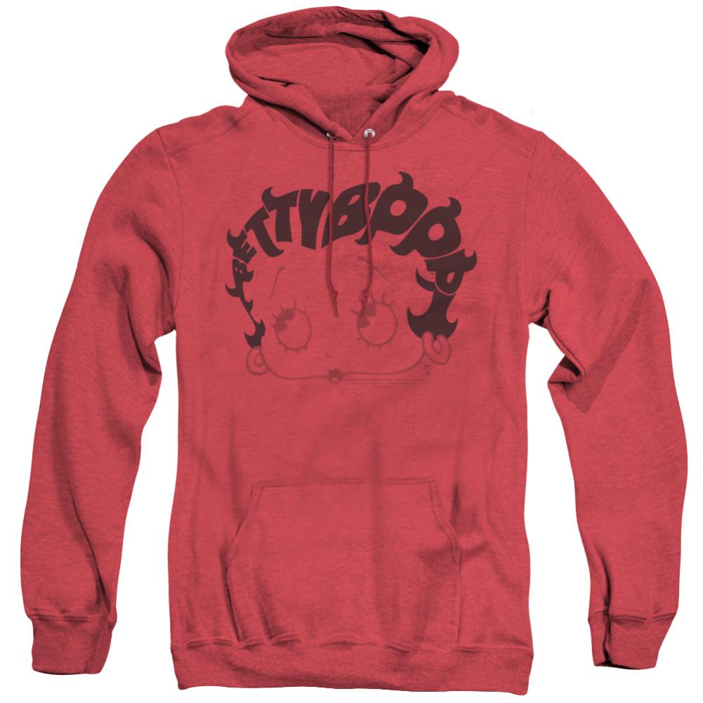 Betty Boop Word Hair Men's Pull-Over Hoodie