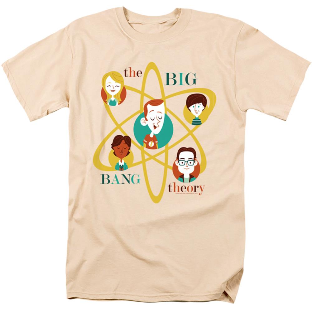 Big Bang Theory Atomic Friends Men's 18/1 Cotton Short-Sleeve T-Shirt