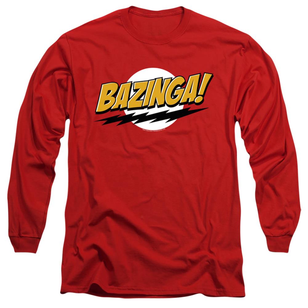 Big Bang Theory Bazinga Men's 18/1 Cotton Long-Sleeve T-Shirt