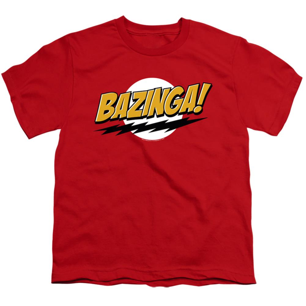 Big Bang Theory Bazinga Youth 18/1 100% Cotton Short-Sleeve T-Shirt