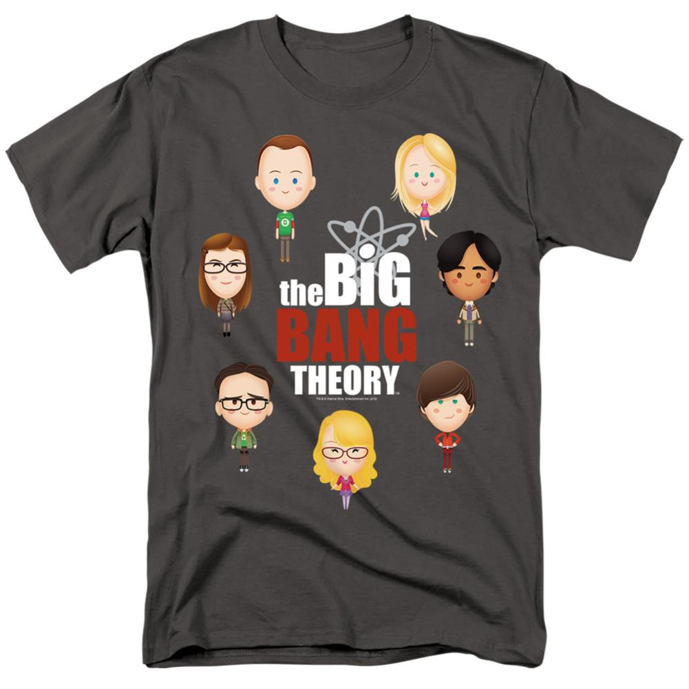 Big Bang Theory Emojis Men's 18/1 Cotton Short-Sleeve T-Shirt